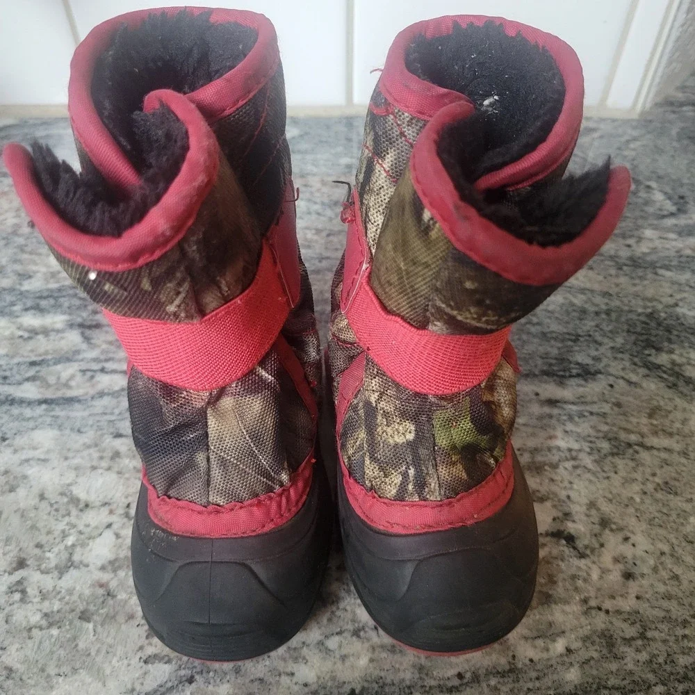 Baby Size 5 Kamik Camo/red Snow Boots